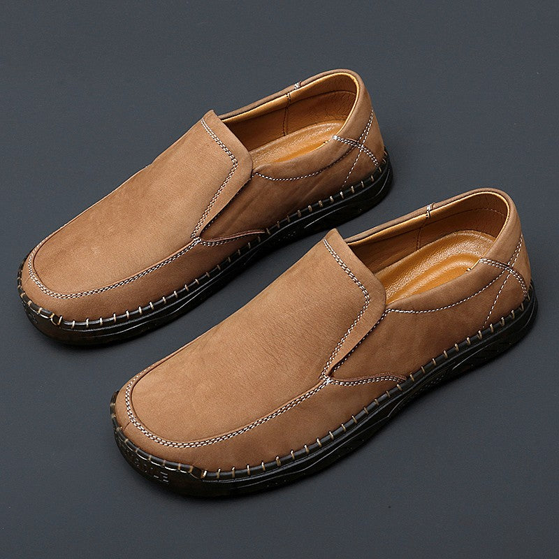 Men's Leather Handmade Outdoor Breathable Shoes