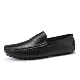 Men's Genuine Leather Soft Slip on Shoes